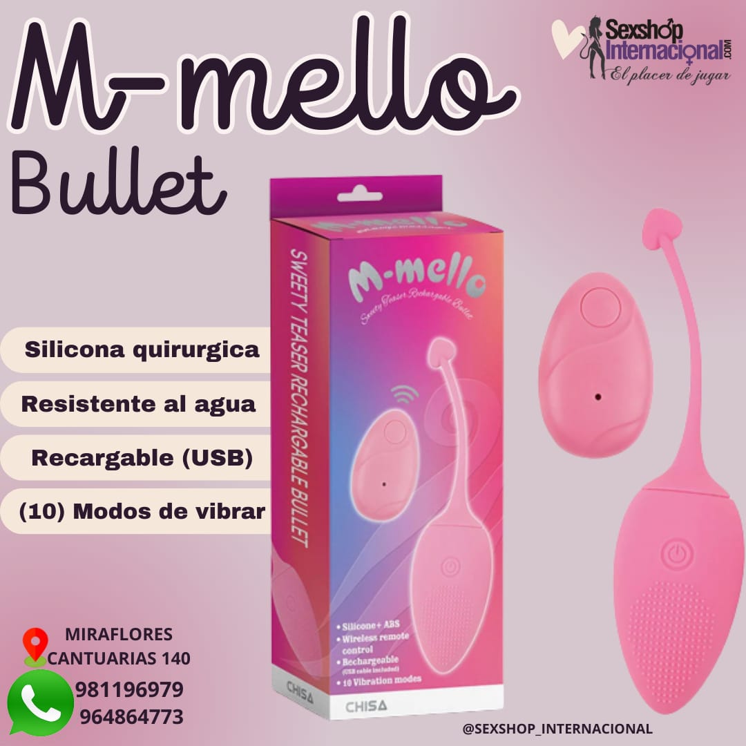 BALA VIBRADORA INALAMBRICO-A CONTROL REMOTO-DE SILICONA-M MELLO-SEXSHOP LIMA 971890151 